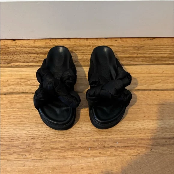 Ganni knotted platform sandals - Picture 5 of 6